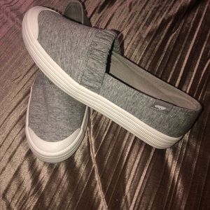 Rocket dog grey jersey cotton slip on shoes
